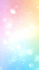Obraz premium Abstract Pastel Rainbow Background Creates a Soft Focus Dreamy Effect with Sparkle and Shine
