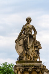 Obraz premium statue of saint john of nepomuk