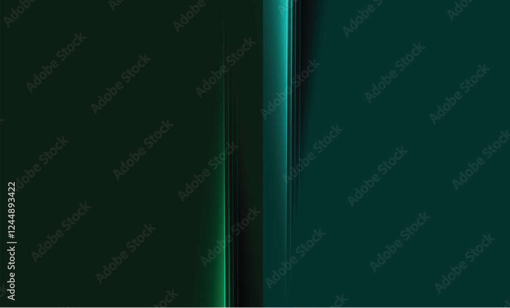 Wall mural abstract background with lines and stripes in green colors. vector illustration.