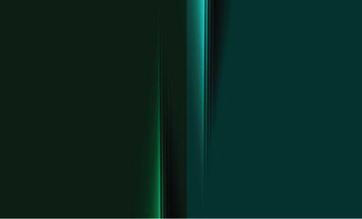 Abstract background with lines and stripes in green colors. Vector illustration.