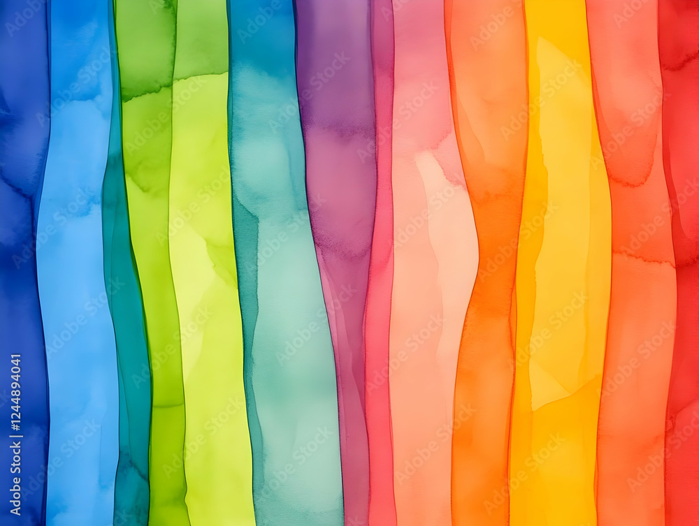 Aufkleber abstract colorful background with fluid art painting effect creates a visually appealing design.