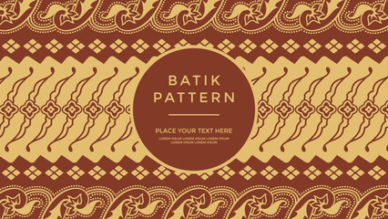 Batik Pattern Background