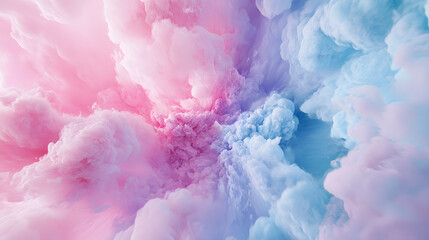 Fototapeta premium Vibrant Soft Pastel Explosion in Pink, Lavender, and Blue