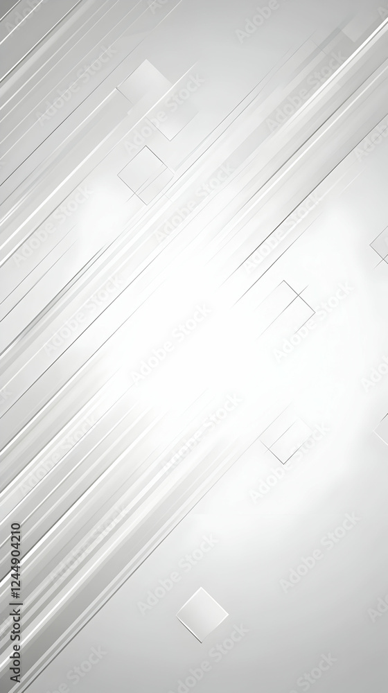 Poster abstract gray background creates a smooth and professional look with subtle squares and stripes.