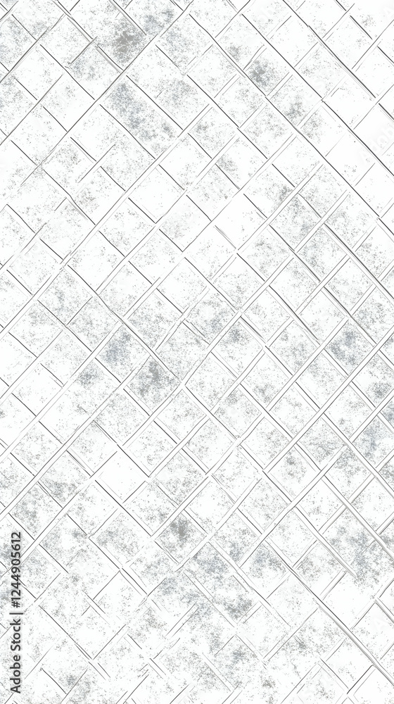 Poster white diamond pattern background texture forms a stylish and modern design with a geometric motif