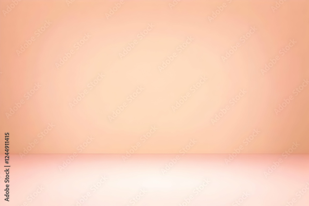 Poster soft peach gradient background creates a warm and inviting ambiance for various design projects