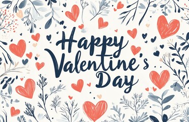 Happy Valentine's Day celebration background