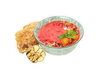 PNG, Tomato soup, isolated on white background