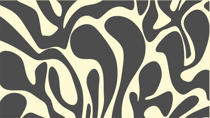 Naklejka premium Abstract background with curved shapes, retro. Wall decor, decoration, graphics. Flyer,seamless