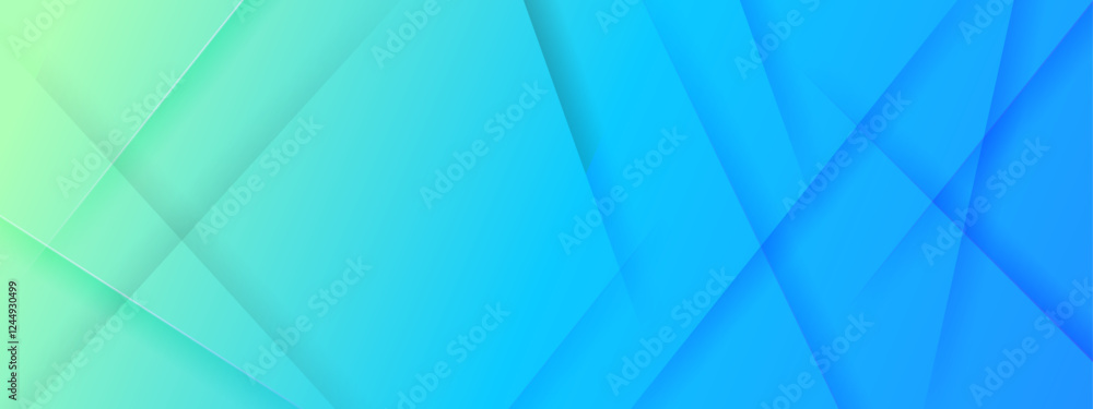 Poster blue gradient geometric background with modern style ideal for use in presentations, web design, or 
