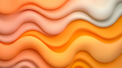 Abstract orange wave background design
