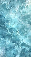 Obraz premium Abstract Turquoise Marble Background Creates a Smooth, Swirling Pattern with Elegant Veins