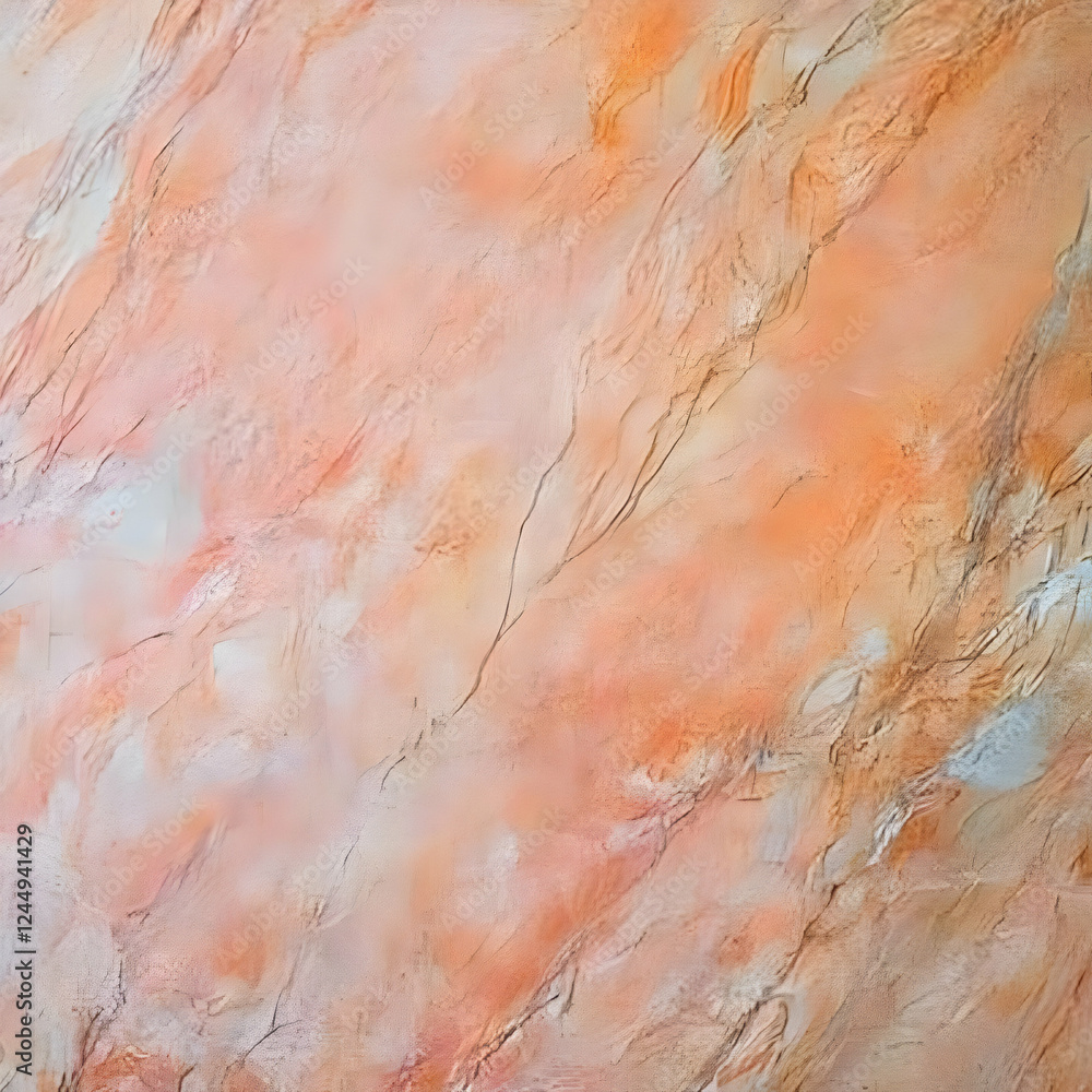 Poster abstract textured background displays soft orange and white hues with subtle brushstrokes