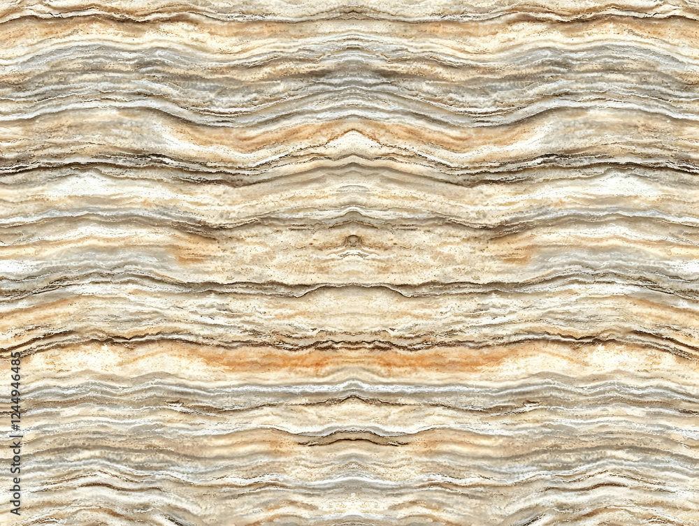 Poster beige marble texture background creates a smooth and elegant design with soft wave pattern