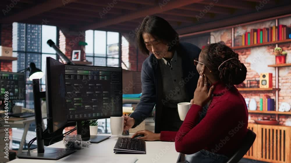 Poster cto supervisor in bringing coffee mug to tired worker debugging applications in artificial intellige