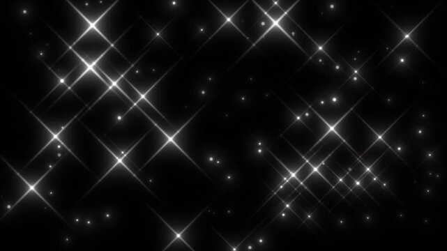 White sparkles camera flashes light, glowing lighting effect sparkle video animated background