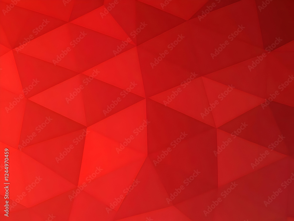 Poster red geometric background forms a dynamic and visually interesting abstract pattern