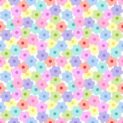 seamless pattern with flower.