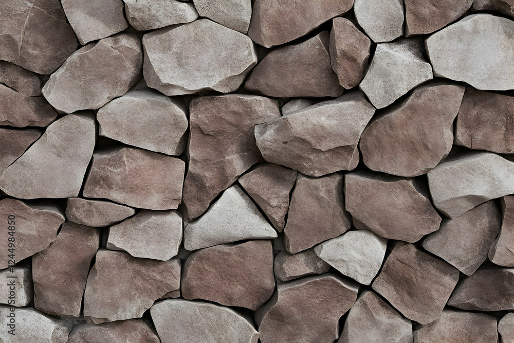 Poster rough stone wall texture forms a natural background with irregular shapes, perfectly for design proj