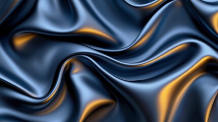 Obraz premium Elegant Fabric Texture with Smooth Waves and Gentle Light Reflection