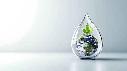Fototapeta premium Sustainable living earth nature photography minimalist setting close-up environmental awareness