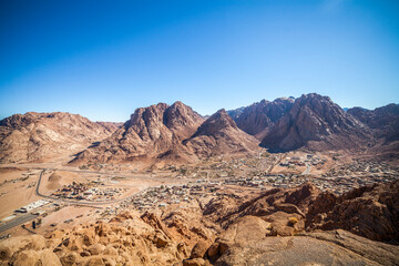 Hills and Mountains near Saint Catherine