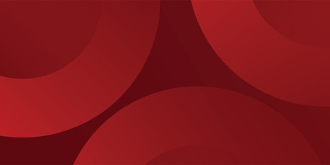 Modern red background with circles line. Applicable for gift card design modern