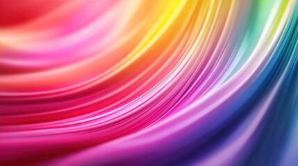 Obraz premium A vibrant swirl of colors blends harmoniously, creating an abstract, dynamic visual effect that evokes energy and creativity.