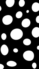 Wallpaper of a white object like slime (black background)