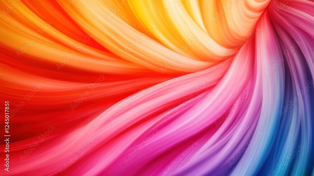 Poster A vibrant swirl of colors blending seamlessly, creating a dynamic, visually captivating pattern that evokes energy and creativity.