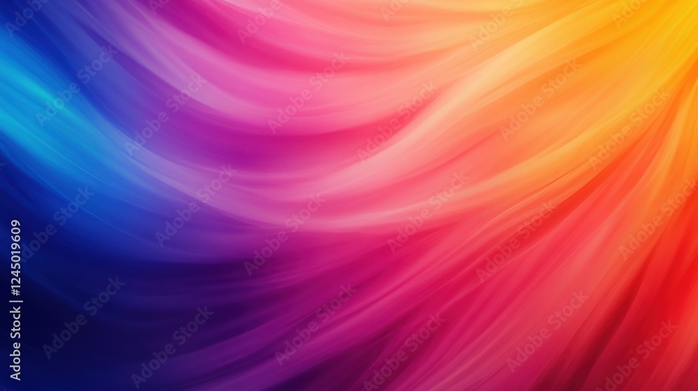 Poster dynamic colorful abstract wave patterns digital art vibrant environment artistic viewpoint visual co