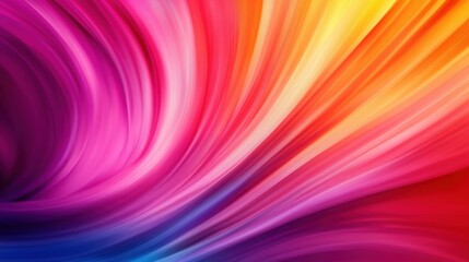 Fototapeta premium A vibrant swirl of colorful gradients blending pink, orange, and yellow, creating a dynamic and energetic abstract background.