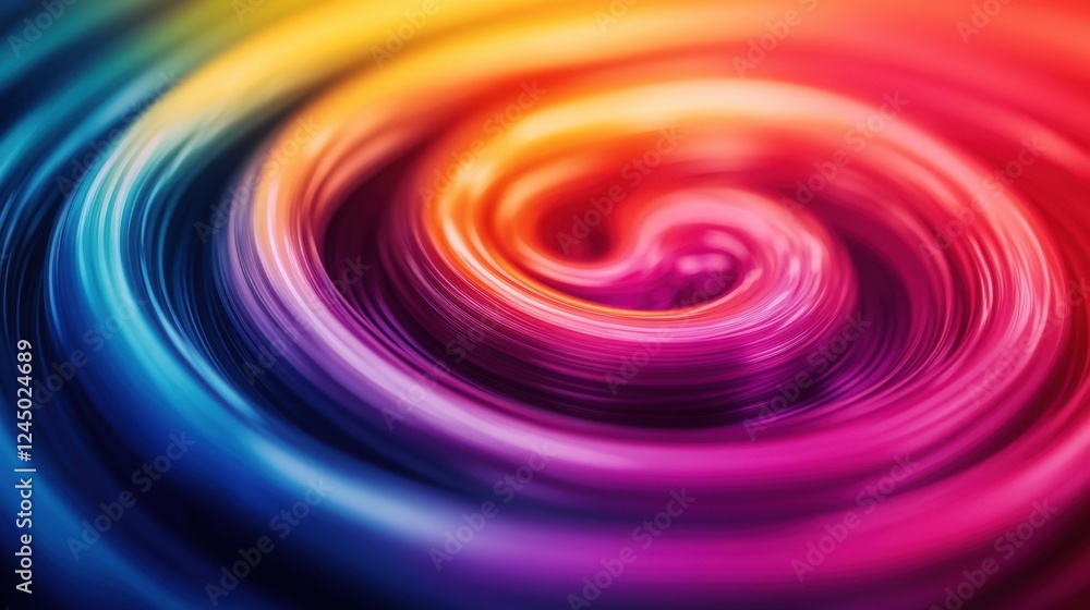 Aufkleber a vibrant swirl of colors, blending seamlessly in a dynamic pattern, creating a mesmerizing visual e