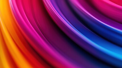 Obraz premium A vibrant swirl of colors in shades of pink, orange, and blue, creating a dynamic and visually appealing abstract pattern.