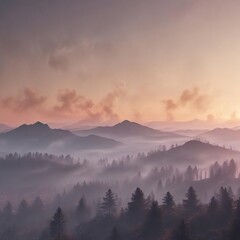 Obraz premium atmospheric conditions of thick smoky haze with a subtle color gradient, dense haze , hazy conditions