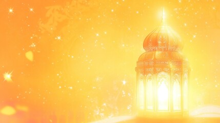 Obraz premium Ornate Ramadan Lantern with Mystical Glow