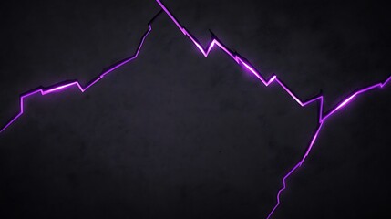 Abstract Purple Crack On Dark Surface Background