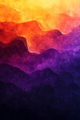 Vibrant grainy gradient background in purple and orange, offering a modern abstract glowing color wave against a dark backdrop, ideal for trendy banners and header designs.