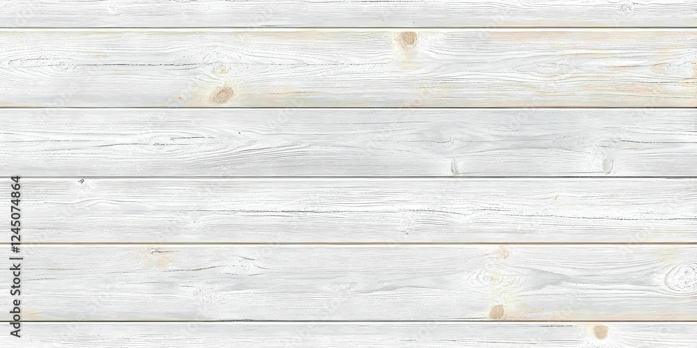 Poster whitewashed wooden planks form a rustic background texture, perfect for design projects