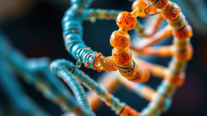 dna helix dna macro shot science biology animation medical health care 3d