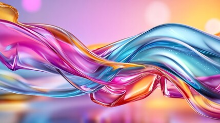 abstract colorful liquid flow background - abstract backgrounds