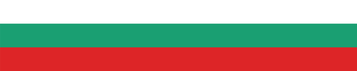 Bulgaria long banner flag digital vector illustration