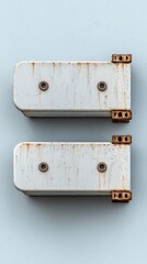 Grunge Metal Texture Background  White Cracked Paint  Rusty Details  Seamless Pattern