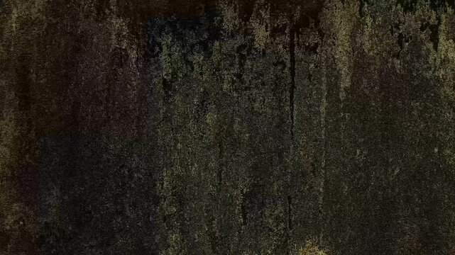 4K rust grunge stop motion abstract background retro vintage video overlay, looping animation, texture  and grain for grungy effect