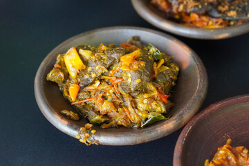 Flavorful Indonesian cuisine rich in spices, captured on February 6, 2025. The vibrant colors and aromatic ingredients create a delicious and authentic culinary scene