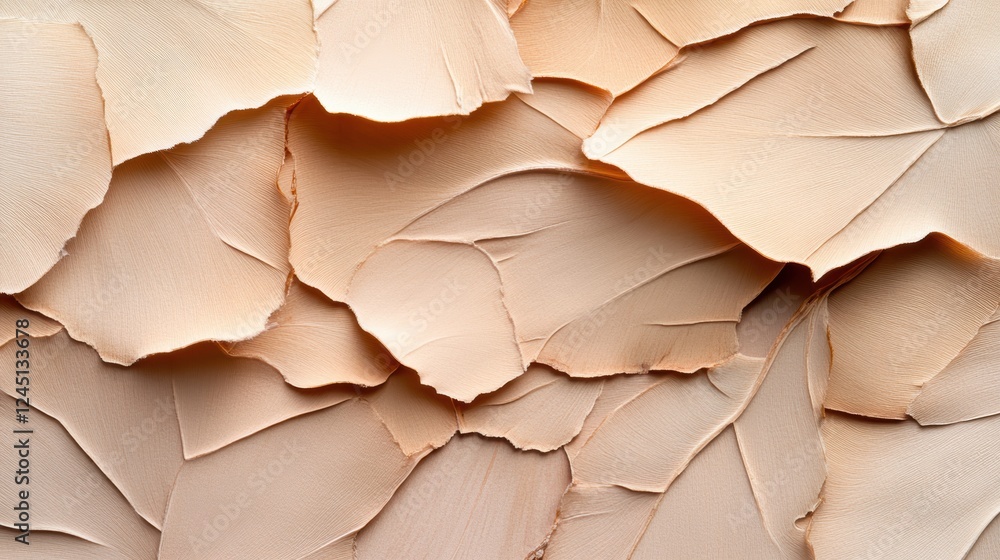 Poster close up of a colorful wall with multiple layers of paint and texture in various shades
