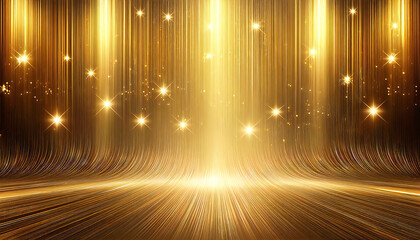 輝く金色のステージ。華やかな金の舞台。A shining golden stage. A gorgeous golden stage.