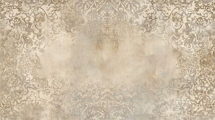 Background Concept Beautiful vintage textured wallpaper with intricate patterns and a faded appearance.