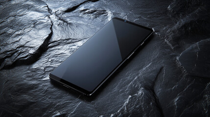 mobile phone on the table