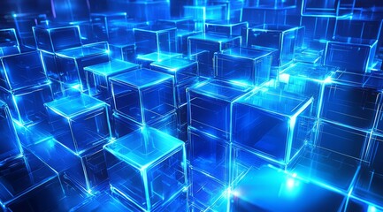 Exploring the innovative design of data structures with blue blocks.